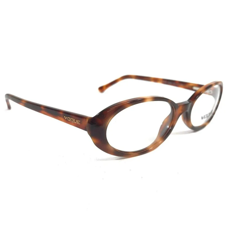 Vogue Eyeglasses Frames VO2554 W655 Tortoise Brown Oval Full Rim 50-16-135